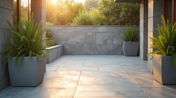 Choisissez un carrelage élégant pour transformer votre terrasse