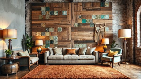 Découvrez des idées de décoration murale bohème chic pour un intérieur chaleureux