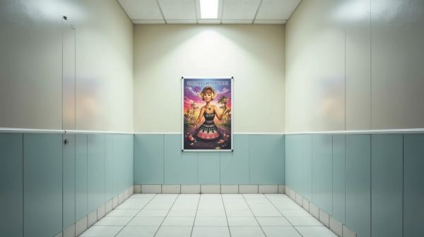 Pourquoi une affiche dans les toilettes change toute la pièce