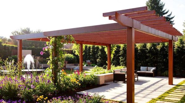 Top 5 idées de pergolas personnalisées pour un jardin toute l'année